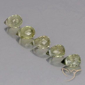 Tourmaline Gemstones in 5.2 x 3.4 mm Size for Sale, Tourmaline Stones in Yellowish Green Color