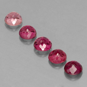 Tourmaline Gemstone in 4.6 mm Size for Sale, Tourmaline Stone in Multicolor Color