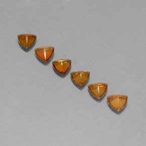 Tourmaline Gemstone in 4 x 4 mm (calibrated) Size for Sale, Tourmaline Stone in Yellow Orange Color