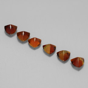Tourmaline Gemstone in 4 x 4 mm (calibrated) Size for Sale, Tourmaline Stone in Orange Color