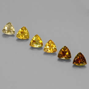 1.35 ct Multicolor Tourmaline Gemstone, Tourmaline Gem in Trillion Facet Shape for Sale.
