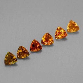 1.13 ct Multicolor Tourmaline Stone, Natural Tourmaline in Trillion Facet Shape for Sale