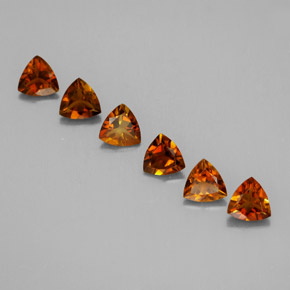 0.2ct Trillion Facet Orange Tourmaline Gem for sale 0.2ct Trillion Facet Orange Tourmaline Gem (ID: 336240)
