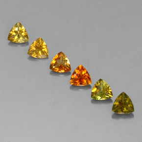 1.32 ct Multicolor Tourmaline Gemstone, Tourmaline Gem in Trillion Facet Shape for Sale.