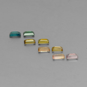 Tourmaline Gemstone in 4.1 x 2.1 mm Size for Sale, Tourmaline Stone in Multicolor Color