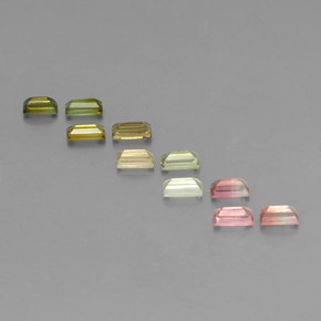 Tourmaline Gemstone in 3.8 x 2 mm Size for Sale, Tourmaline Stone in Multicolor Color