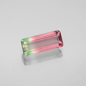1.09 ct Multicolor Tourmaline Gemstone, Tourmaline Gem in Octagon Facet Shape for Sale.