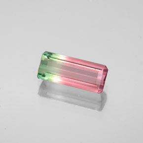 1.09 ct Multicolor Tourmaline Stone, Natural Tourmaline in Octagon Facet Shape for Sale