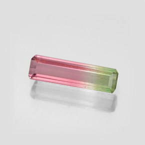 0.92 ct Multicolor Tourmaline Gemstone, Tourmaline Gem in Octagon Facet Shape for Sale.