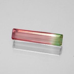 0.81 ct Multicolor Tourmaline Gemstone, Tourmaline Gem in Octagon Facet Shape for Sale.