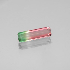 0.35 ct Multicolor Tourmaline Gemstone, Tourmaline Gem in Octagon Facet Shape for Sale.