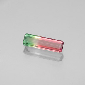 0.35 ct Multicolor Tourmaline Stone, Natural Tourmaline in Octagon Facet Shape for Sale
