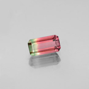 0.68 ct Multicolor Tourmaline Stone, Natural Tourmaline in Octagon Facet Shape for Sale