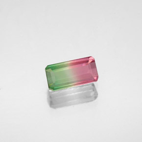 0.76 ct Multicolor Tourmaline Stone, Natural Tourmaline in Octagon Facet Shape for Sale