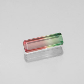 0.52 ct Multicolor Tourmaline Stone, Natural Tourmaline in Octagon Facet Shape for Sale