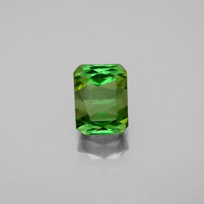 1.11 ct Green Tourmaline Gemstone, Tourmaline Gem in Octagon / Scissor Cut Shape for Sale.