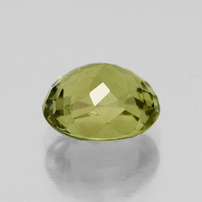 Tourmaline Gemstone in 7.9 x 6.9 mm Size for Sale, Tourmaline Stone in Yellowish Green Color
