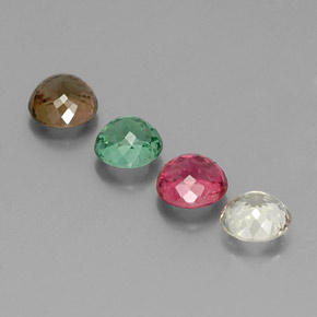 Tourmaline Gemstone in 5.6 mm Size for Sale, Tourmaline Stone in Multicolor Color