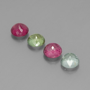 Tourmaline Gemstone in 5 mm (calibrated) Size for Sale, Tourmaline Stone in Multicolor Color