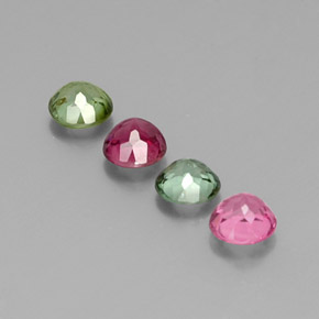 Tourmaline Gemstone in 4.6 mm Size for Sale, Tourmaline Stone in Multicolor Color