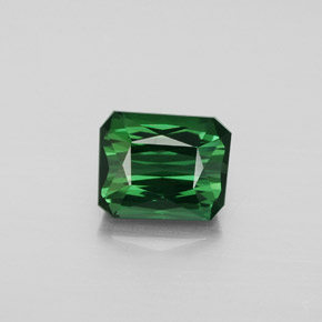 2.64 ct Green Tourmaline Gemstone, Tourmaline Gem in Octagon / Scissor Cut Shape for Sale.