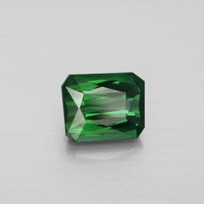 2.64 ct Green Tourmaline Stone, Natural Tourmaline in Octagon / Scissor Cut Shape for Sale
