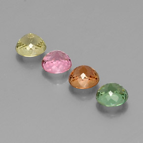 Tourmaline Gemstone in 5 mm (calibrated) Size for Sale, Tourmaline Stone in Multicolor Color