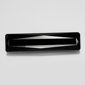 22.19 ct Black Tourmaline Gemstone, Tourmaline Gem in Octagon / Scissor Cut Shape for Sale.