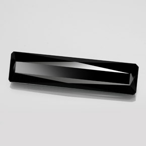 22.19 ct Black Tourmaline Stone, Natural Tourmaline in Octagon / Scissor Cut Shape for Sale
