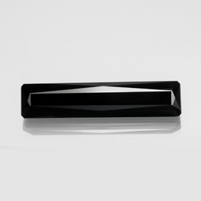 13.19 ct Black Tourmaline Gemstone, Tourmaline Gem in Octagon / Scissor Cut Shape for Sale.