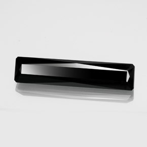 13.19 ct Black Tourmaline Stone, Natural Tourmaline in Octagon / Scissor Cut Shape for Sale