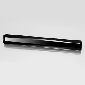 19.32 ct Black Tourmaline Stone, Natural Tourmaline in Octagon / Scissor Cut Shape for Sale