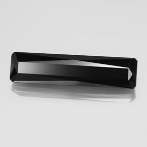 23.81 ct Black Tourmaline Stone, Natural Tourmaline in Octagon / Scissor Cut Shape for Sale