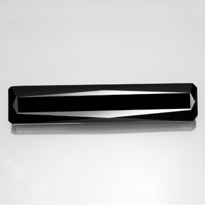 37.68 ct Black Tourmaline Gemstone, Tourmaline Gem in Octagon / Scissor Cut Shape for Sale.