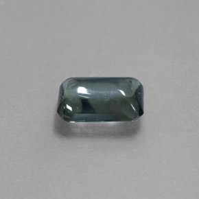1.37 ct Gray Tourmaline Stone, Natural Tourmaline in Octagon Cabochon Shape for Sale