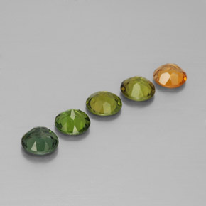 Tourmaline Gemstone in 4.7 mm Size for Sale, Tourmaline Stone in Multicolor Color