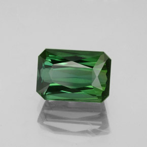 2.47 ct Green Tourmaline Stone, Natural Tourmaline in Octagon / Scissor Cut Shape for Sale