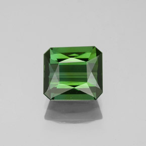 1.81 ct Green Tourmaline Gemstone, Tourmaline Gem in Octagon / Scissor Cut Shape for Sale.