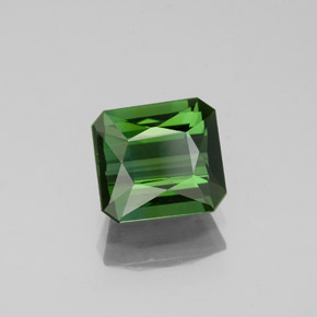 1.81 ct Green Tourmaline Stone, Natural Tourmaline in Octagon / Scissor Cut Shape for Sale