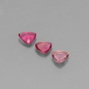 Tourmaline Gemstone in 4.4 x 4.3 mm Size for Sale, Tourmaline Stone in Multi Pink Color