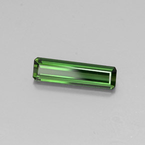 1.16 ct Green Tourmaline Stone, Natural Tourmaline in Octagon Facet Shape for Sale