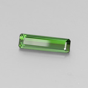 1.27 ct Green Tourmaline Stone, Natural Tourmaline in Octagon Facet Shape for Sale