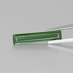 1.14 ct Green Tourmaline Gemstone, Tourmaline Gem in Octagon Facet Shape for Sale.