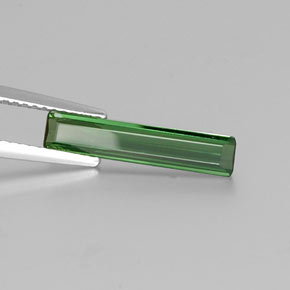 1.14 ct Green Tourmaline Stone, Natural Tourmaline in Octagon Facet Shape for Sale