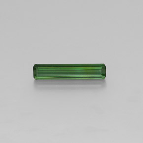 1.74 ct Green Tourmaline Gemstone, Tourmaline Gem in Octagon Facet Shape for Sale.