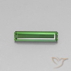 1.96ct Natural Medium Green Tourmaline, Emerald Cut, VVS-VS