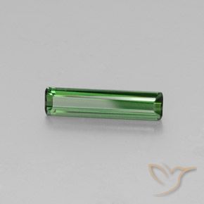 1.69 ct Green Tourmaline Stone, Natural Tourmaline in Octagon Facet Shape for Sale