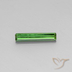 1.51ct Natural Green Tourmaline, Emerald Cut, VS