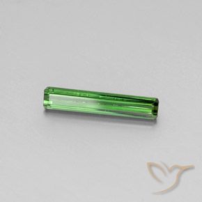 1.51 ct Green Tourmaline Stone, Natural Tourmaline in Octagon Facet Shape for Sale