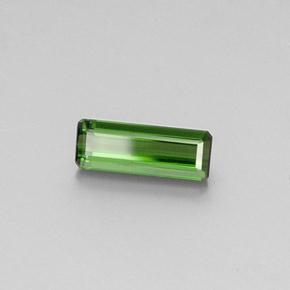 1.72 ct Green Tourmaline Stone, Natural Tourmaline in Octagon Facet Shape for Sale